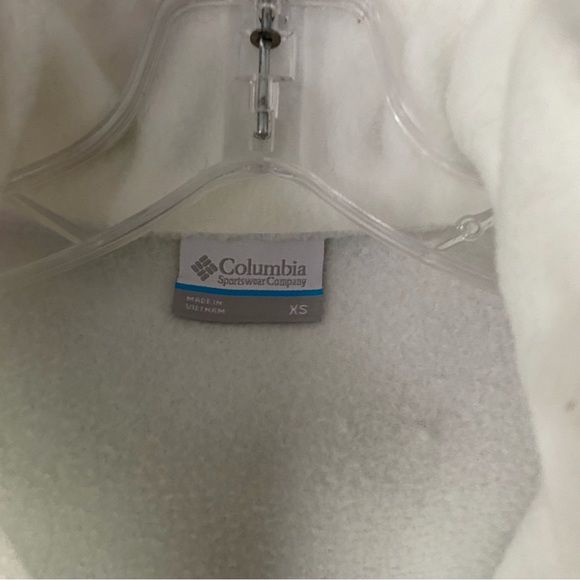 Woman’s White Columbia Sportswear Polar Fleece Vest Sz XS - 4 New Without Tags - Picture 6 of 15